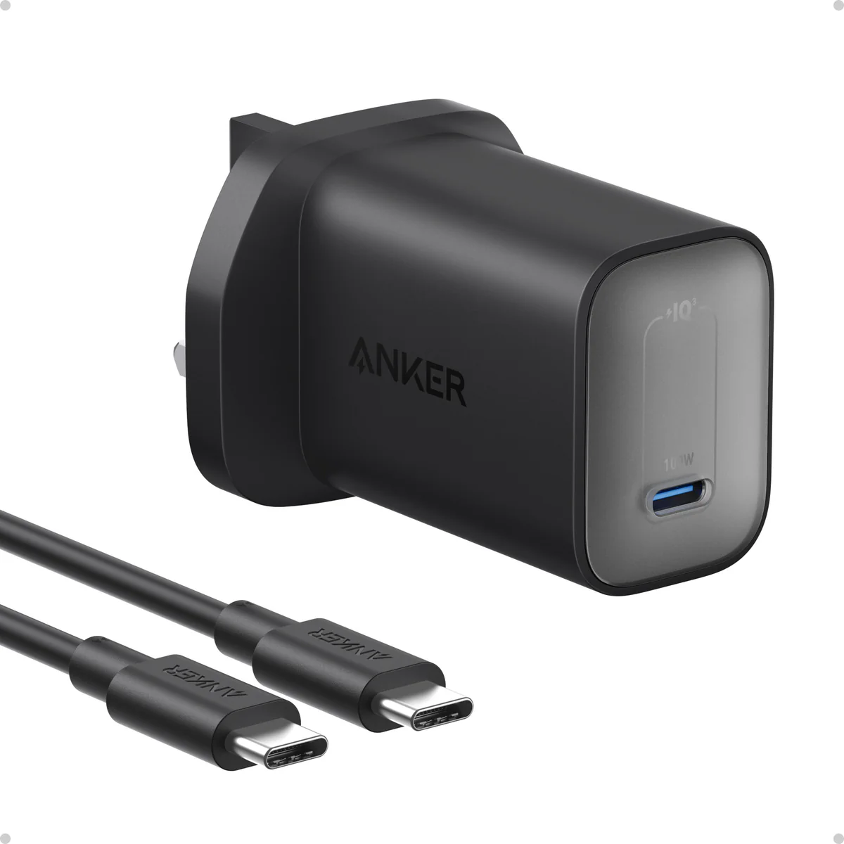 Anker Nano Charger 100W with 1.8m,6ft USB-C Cable