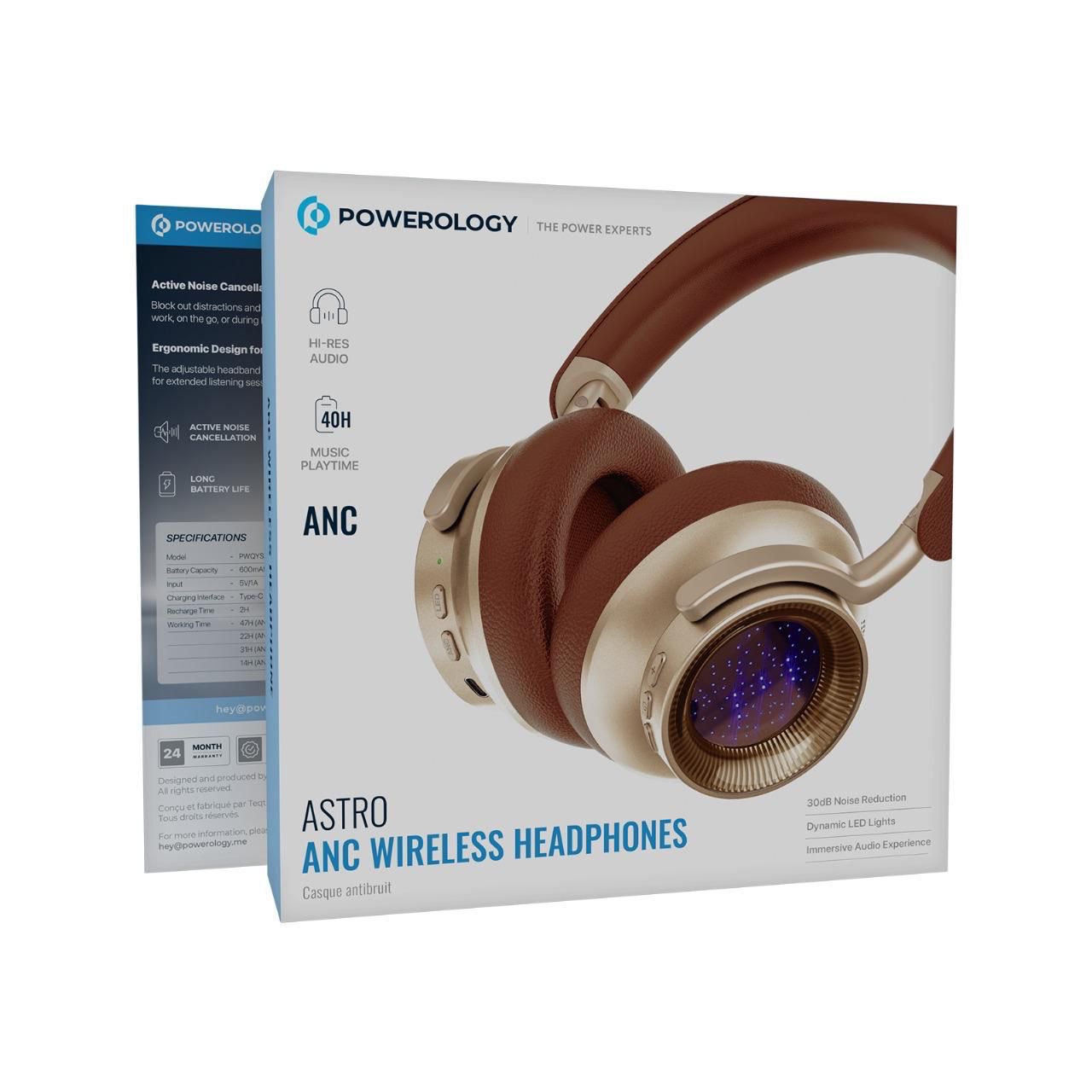 *Powerology* Astro ANC Wireless Headphones