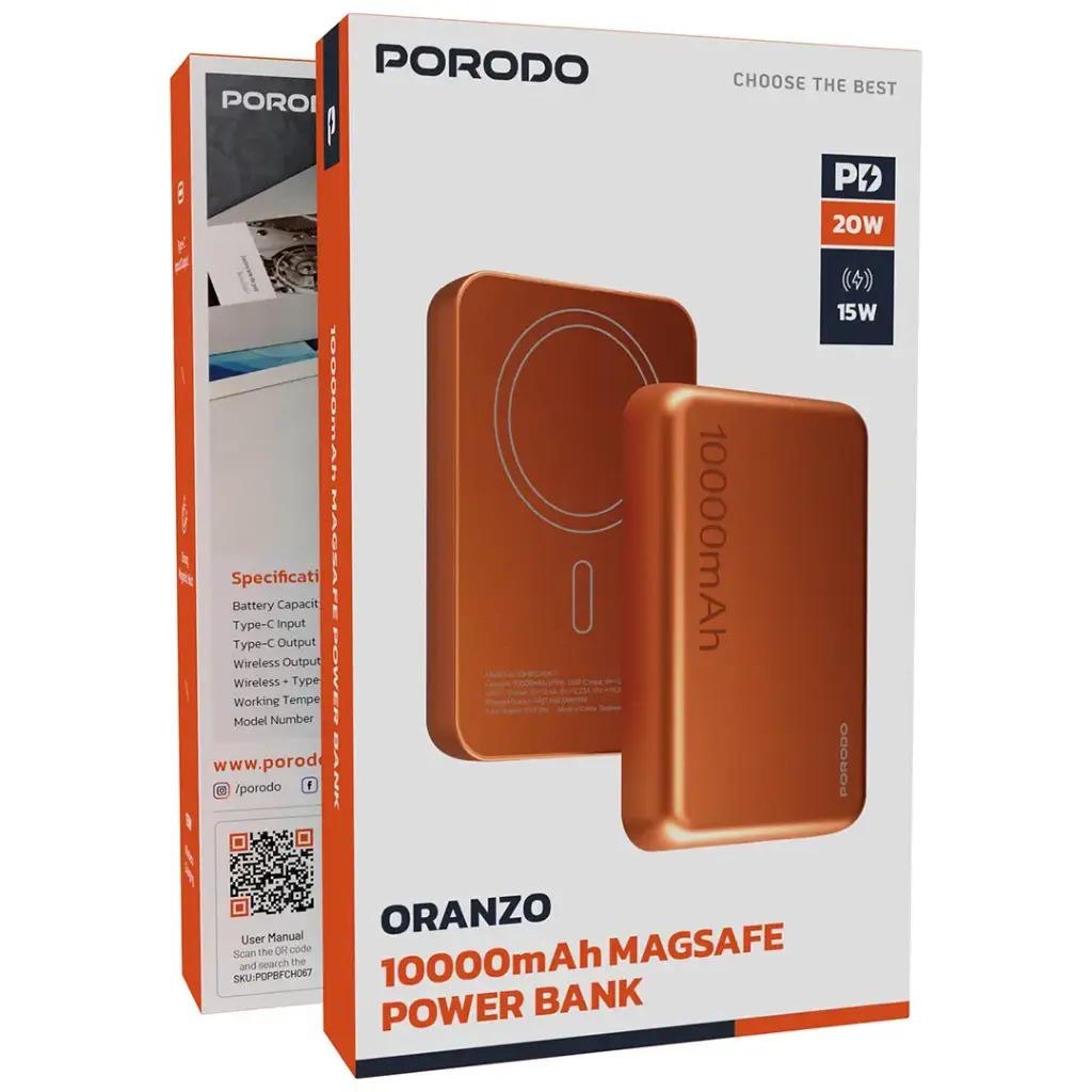 *Porodo* Bluvora/Oranzo 10000mAh Magsafe Power Bank