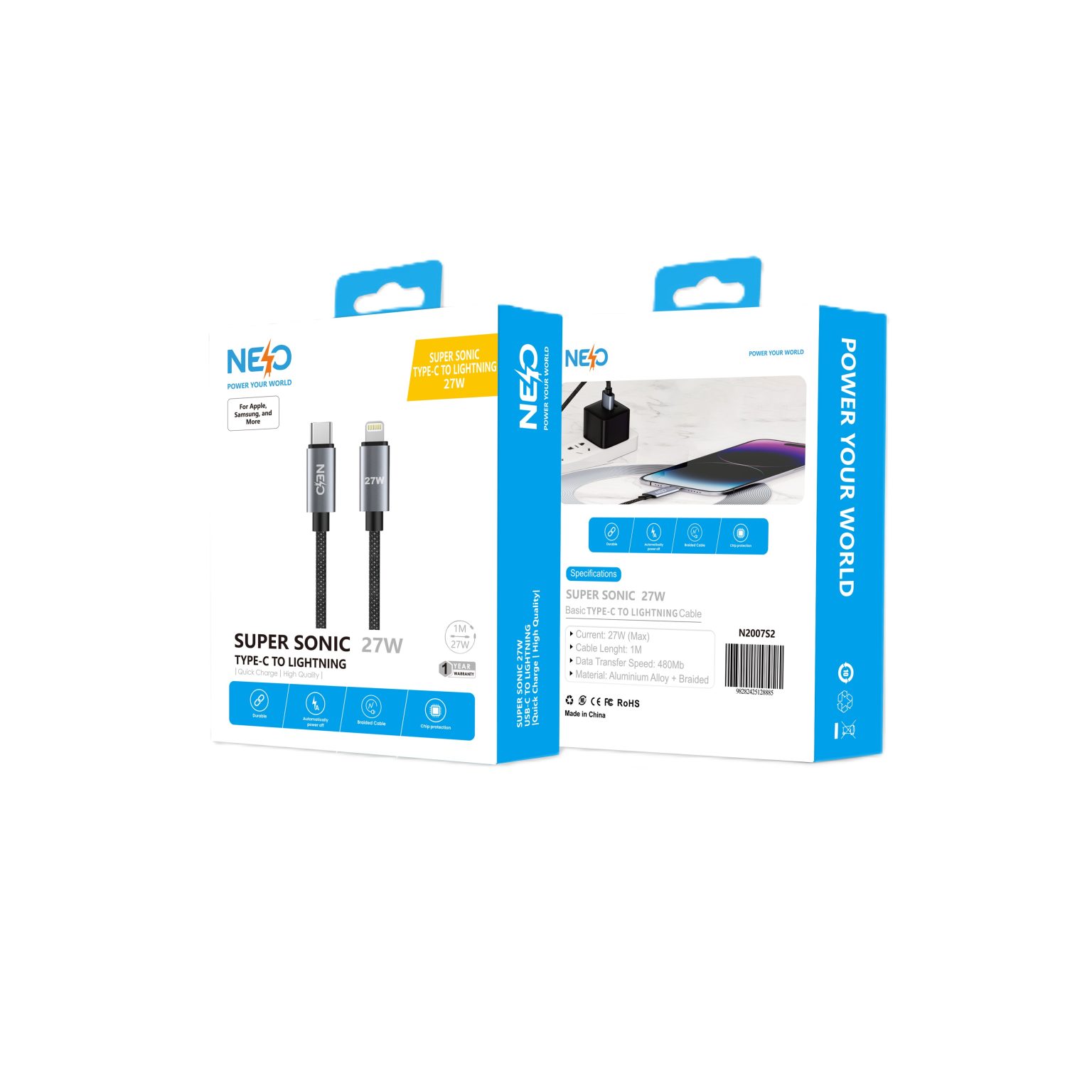 NEO Super sonic Cable C To L 27W